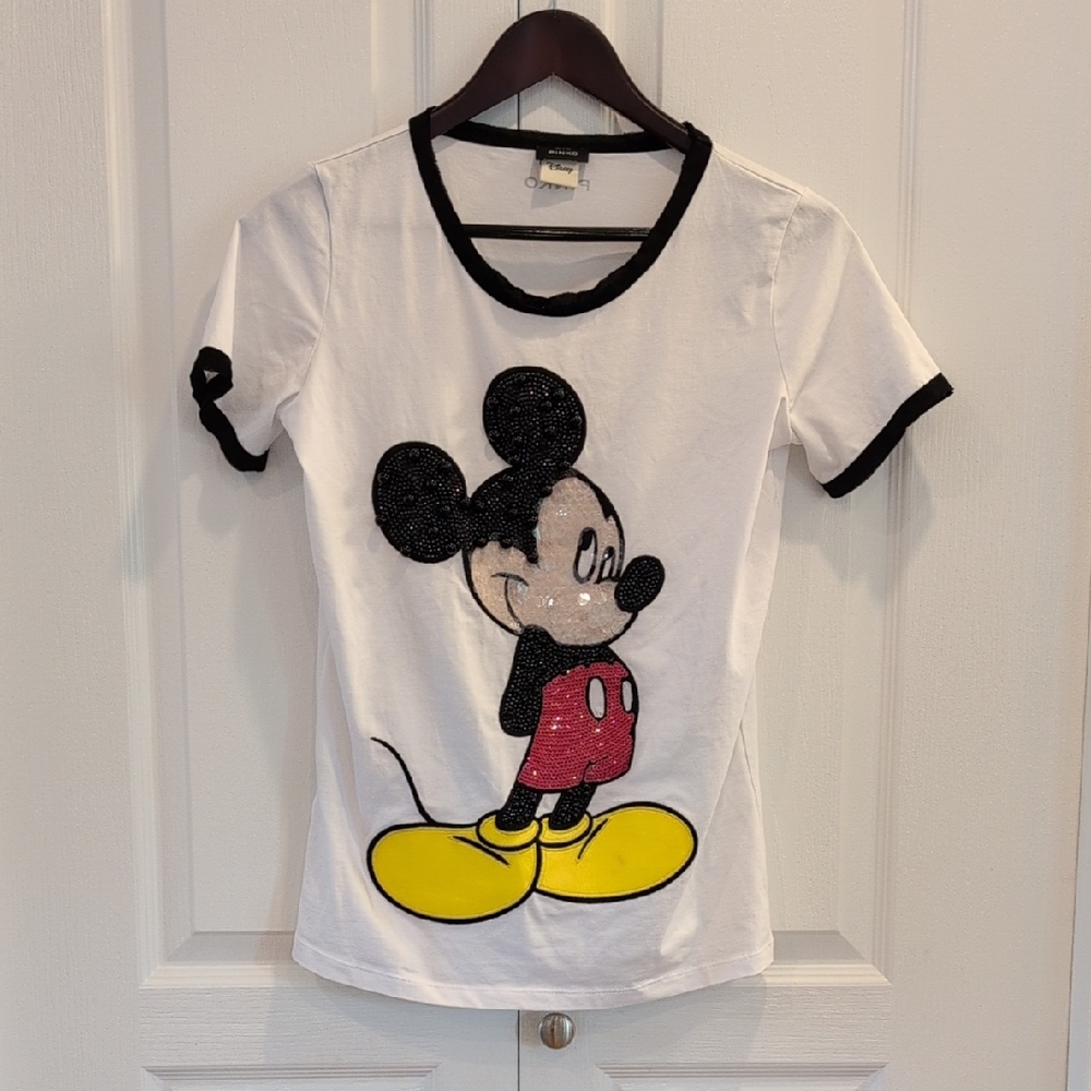 Sequin Mickey Shirt